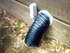Time Saver Pipe has the flexibility to elevate up through the house sill without splicing or using elbows.